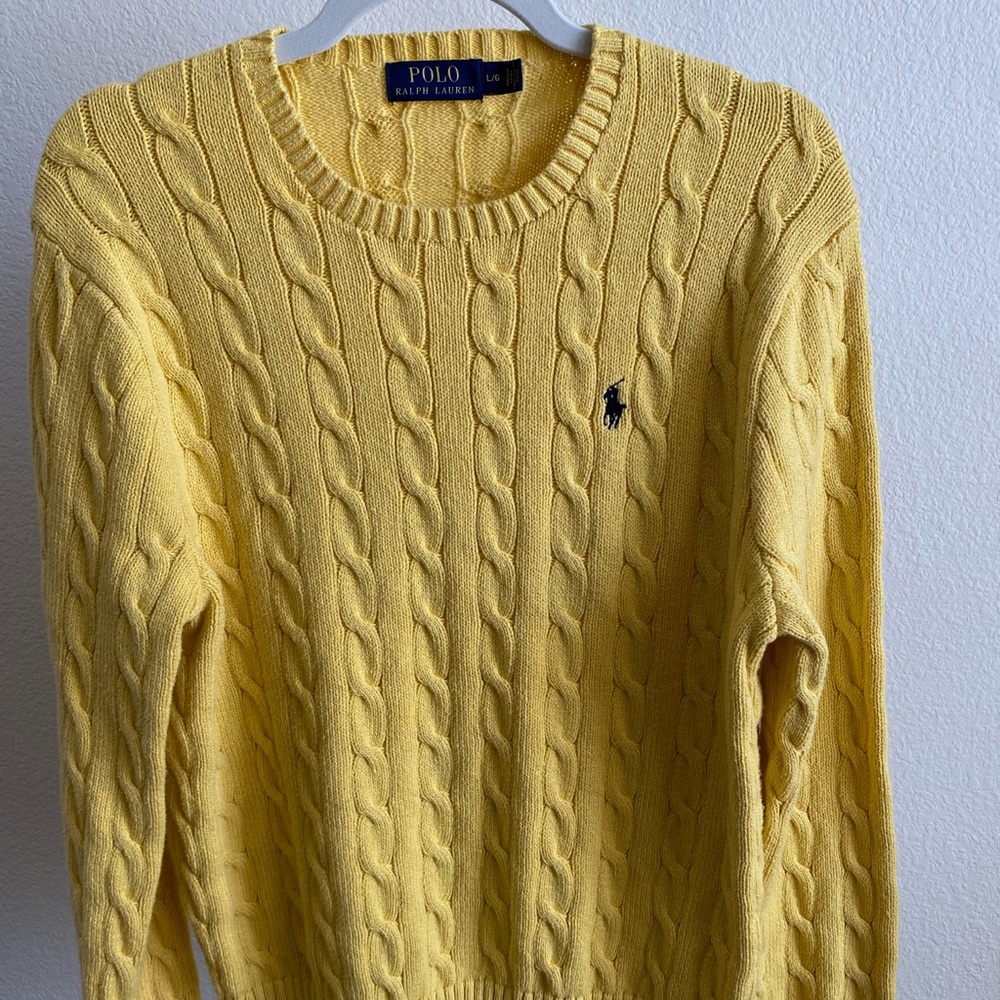Polo Ralph Lauren Cable Knit Sweater Size Large